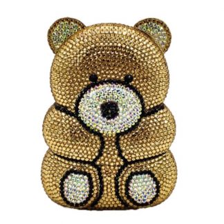 Luxury Gold Bear Clutch