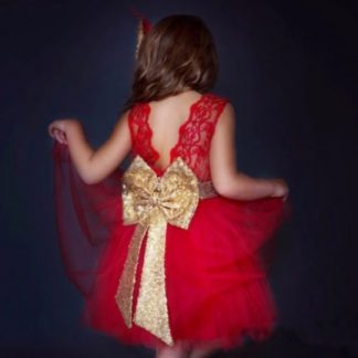 Red Dress with Big Bow